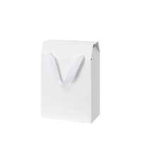 Подарочная коробка-пакет универсальная малая, белая