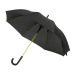 Зонт-трость Quantum, черный/салатовый