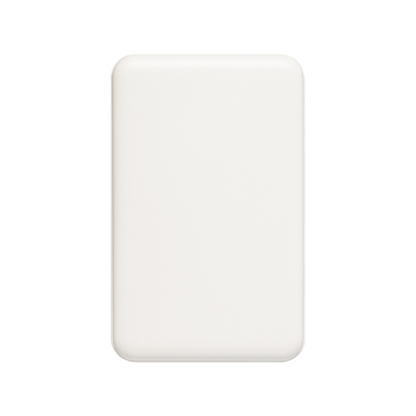 Внешний аккумулятор Ларго PD (Largo PD) 5000mAh с функцией беспроводной зарядки 15W, белый