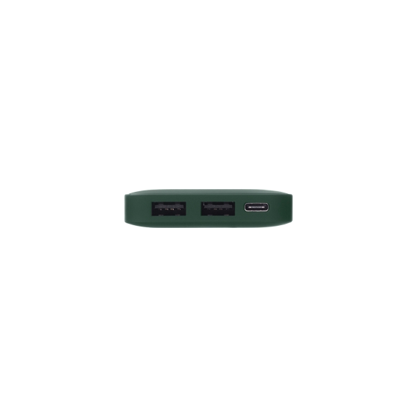 Внешний аккумулятор с подсветкой Анкор (Ancor) 5000 mAh, зеленый