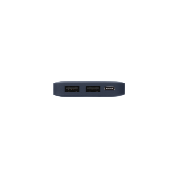 Внешний аккумулятор с подсветкой Анкор (Ancor) 5000 mAh, синий