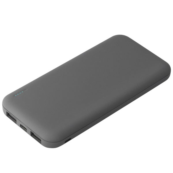 Внешний аккумулятор с подсветкой Люче (Luce) 10000 mAh, серый