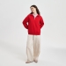 Толстовка на молнии унисекс FLOW, красная, размер M/L