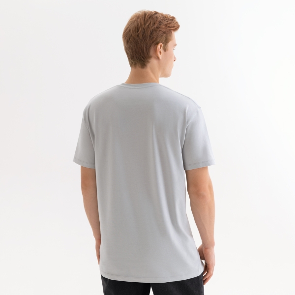 Футболка унисекс Крис (Kris), 150 гр., светло-серая, размер XS