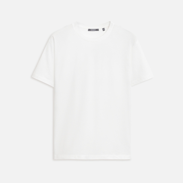 Футболка унисекс Крис (Kris), 150 гр., белая (теплого оттенка), размер XXL