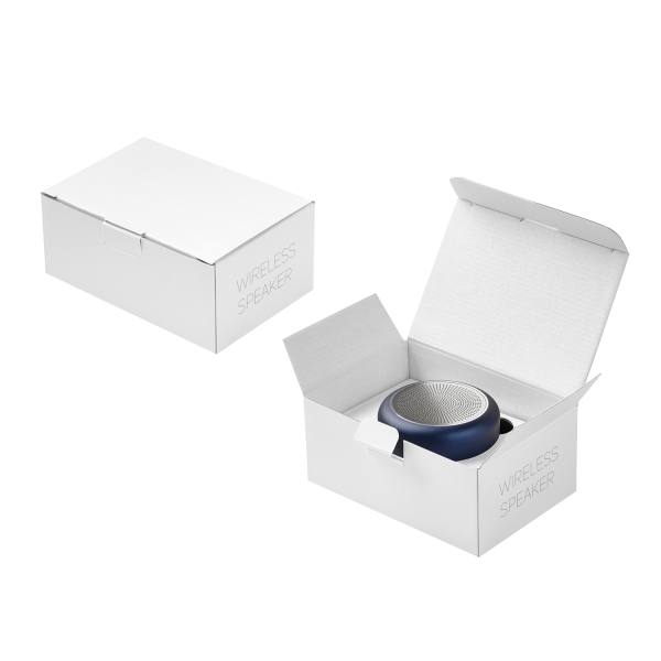 Беспроводная колонка Пэшн (Passion) 80dB 600 mAh (Bluetooth 5.4), синяя