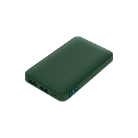 Внешний аккумулятор с подсветкой Анкор (Ancor) 5000 mAh, зеленый