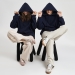 Худи релакс унисекс Адвенче (Adventure), темно-синий, размер M/L