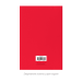 Блокнот Corsa slim, красный