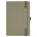 Ежедневник Альфа (Alpha) недатированный, серый/бирюзовый