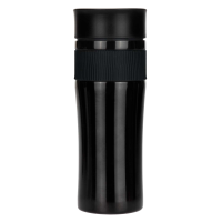 Термокружка вакуумная Polo, черная