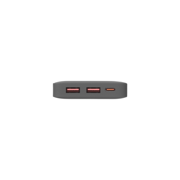 Внешний аккумулятор с подсветкой Анкор Плюс PD (Ancor PD Plus) 10000 mAh, серый