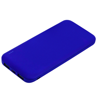 Внешний аккумулятор с подсветкой Люче Ультрамарин (Luce Ultramarine) 10000 mAh, ярко-синий