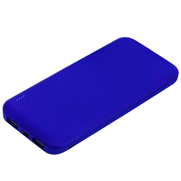 Внешний аккумулятор с подсветкой Люче Ультрамарин (Luce Ultramarine) 10000 mAh, ярко-синий