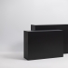Подарочная коробка-трансформер большая, черная