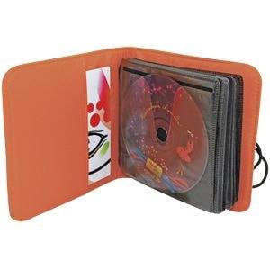 CD-холдер "UNION" для 24 дисков; оранжевый; 15