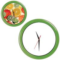 Часы настенные "ПРОМО" разборные ; зеленый яркий