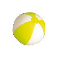 SUNNY Мяч пляжный надувной; бело-желтый
