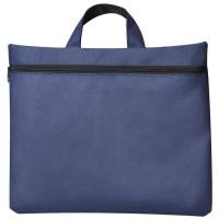 Сумка для документов "Paper"; синий; 40х30 см;полиэстер