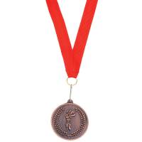 Медаль наградная на ленте "Бронза"; 48 см.