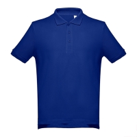 Рубашка-поло мужская ADAM, синий, 3XL, 100% хлопок, плотность 195 г/м2