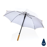Автоматический зонт-трость с бамбуковой рукояткой Impact из RPET AWARE™