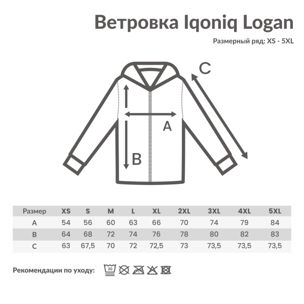 Ветровка Iqoniq Logan из переработанного полиэстера AWARE™, унисекс