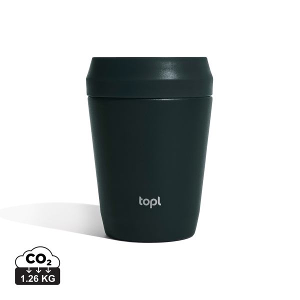 Термостакан Topl из переработанной стали с крышкой 360°