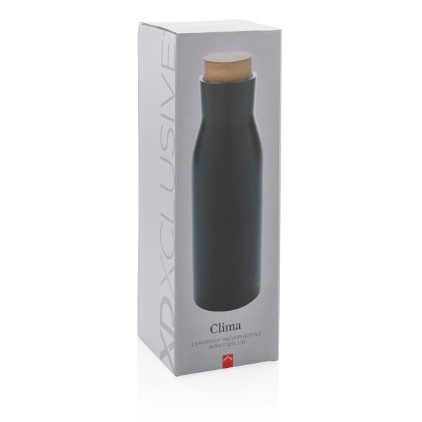 Герметичная вакуумная бутылка Clima со стальной крышкой