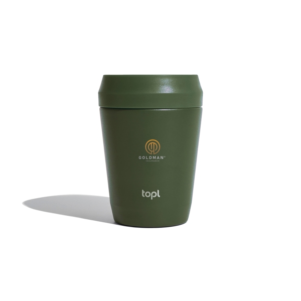 Термостакан Topl из переработанной стали с крышкой 360°