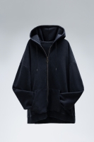 Толстовка ОNE SIZE, с капюшоном на молнии футер без начёса 350, 72