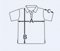 Рубашка поло мужская STAN хлопок/полиэстер 185, 104