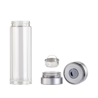 Заварочный термос "Press" 400 мл, серебристый