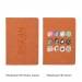 Ежедневник недатированный "Флоренция"с покрытием soft grip, формат А5, оранжевый
