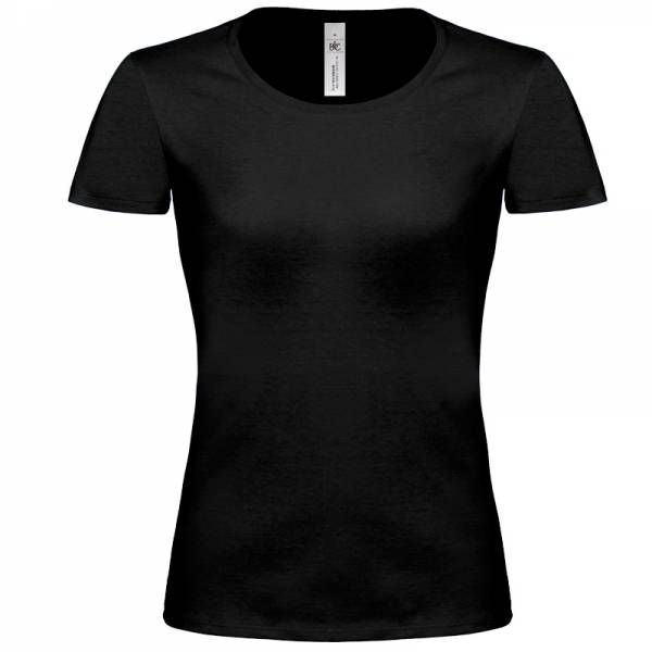 Футболка женская Exact 190 Top/women, черная/black, размер M