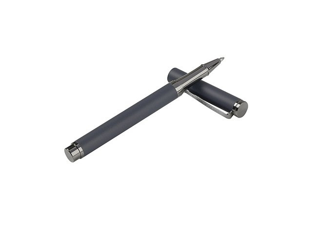 Ручка металлическая шариковая "Venezia Pragmatico" софт-тач, серый