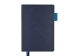 Ежедневник А5 датированный "Boston" 2026, темно-синий с голубым обрезом