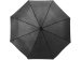 Зонт Alex трехсекционный автоматический 21,5", черный/серебристый