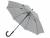 Зонт-трость Bergen, полуавтомат, серый