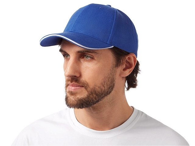 Бейсболка «Cancun», классический синий/белый