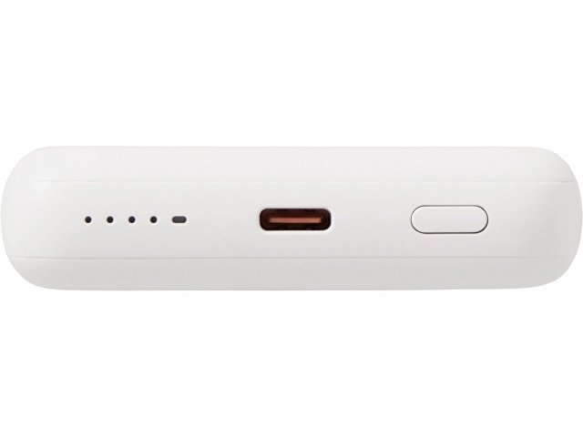 Магнитный внешний беспроводной аккумулятор «Polarix», QC/PD, 10000 мАч, слоновая кость