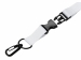 Ланъярд 2 см под сублимацию с карабином, межуровневым замком и замком обрыва, черный