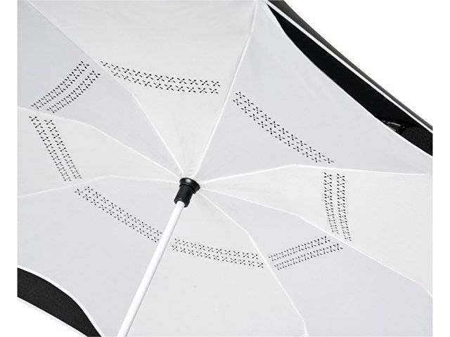 Прямой зонтик Yoon 23" с инверсной раскраской, белый