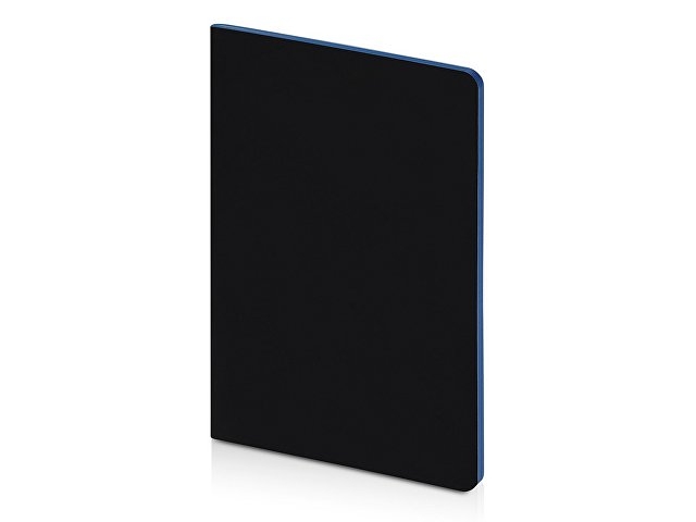 Бизнес-тетрадь А5 "Pragmatic Contrast", 40 листов в клетку, черный с голубым срезом