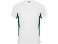 Спортивная футболка "Tokyo" мужская, белый/зеленый