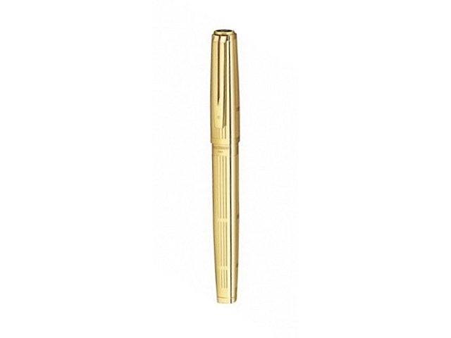 Перьевая ручка Waterman Exception Solid Gold, цвет: Gold (золото),  перо: M, перо: золото 18К