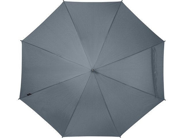 Зонт трость 23" Niel из переработанного ПЭТ-пластика, полуавтомат - Серый