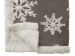 Плед Snowflake новогодний