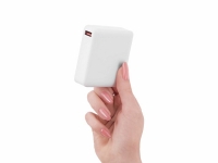 Внешний аккумулятор «Brick 10» с быстрой зарядкой QC/PD, 10000 мАч, белый