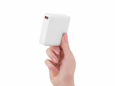 Внешний аккумулятор «Brick 10» с быстрой зарядкой QC/PD, 10000 мАч, белый